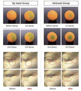 By Hand vs. Airbrush